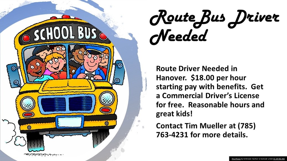 Route Drivers Needed