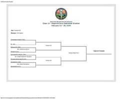 Hanover Boys Regional Bracket