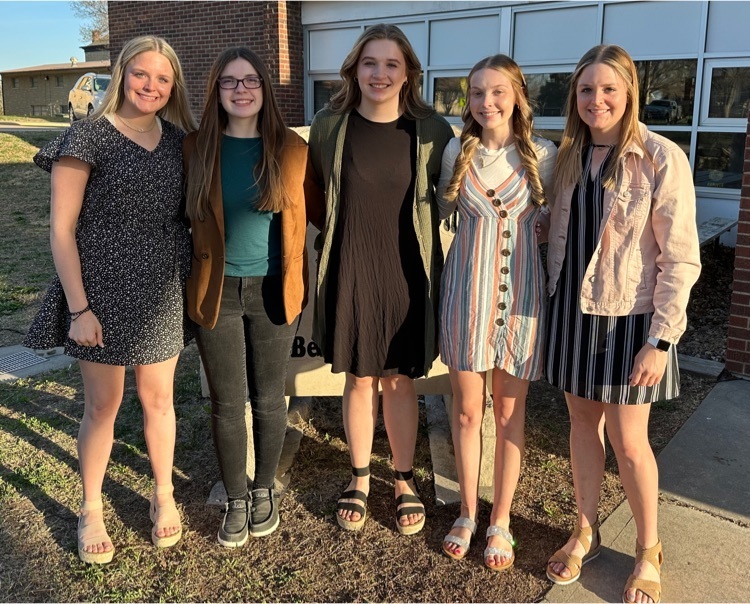 FBLA officers for 2023-2024 (not pictured is Hannah Zarybnicky)